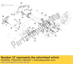 Aprilia 650058, Odst?pnik, OEM: Aprilia 650058