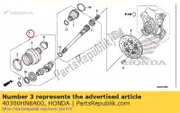 40300HN8A00, Honda, joint assy., joug honda  trx 650 680 2003 2004 2005 2006 2007 2008 2009 2010 2012 2017 2018 2019 2020, Nouveau