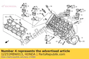 Honda 12251MBW013 uszczelka g?owicy cylindra - Dół