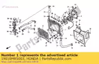 19010MR5003, Honda, radiateur comp. honda pc pacific coast  pc800 800 , Nouveau