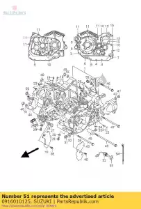 suzuki 0916010125 ring, 10,5x22x - Onderkant