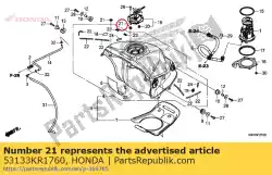 Aquí puede pedir arandela, tapa de encendido de Honda , con el número de pieza 53133KR1760: