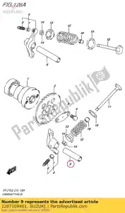 suzuki 1287109401 albero, valvola roc - Il fondo