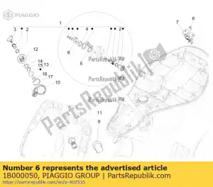 Piaggio Group 1B000050 camera - Onderkant