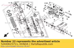 Aqui você pode pedir o parafuso comp, plugue em Honda , com o número da peça 52440KZ3711: