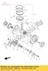 yamaha 33D116310000 t?ok (std) - Dół