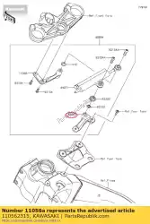 Ici, vous pouvez commander le support zx636edf auprès de Kawasaki , avec le numéro de pièce 110562315: