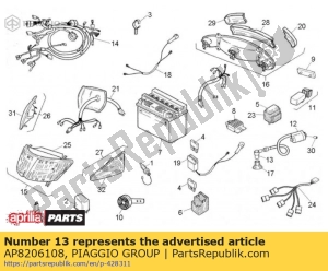 aprilia AP8206108 nasadka ?wiecy zap?onowej - Dół