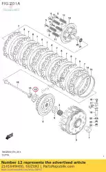 Here you can order the washer,clutch s from Suzuki, with part number 2141649H00: