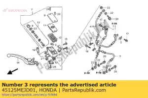 Honda 45125MEJD01 manguera comp b, fr br - Lado inferior