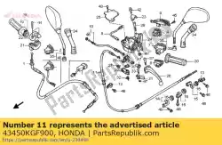 Here you can order the cable comp., rr. Brake from Honda, with part number 43450KGF900: