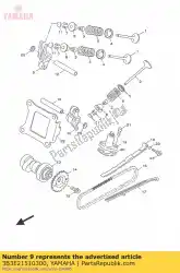 Here you can order the arm, valve rocker from Yamaha, with part number 3B3E21510300: