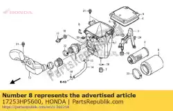 Here you can order the no description available at the moment from Honda, with part number 17253HP5600: