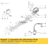 638973, Piaggio Group, Wi?zka przewodów     , Nowy