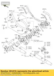 Here you can order the cover-exhaust pipe,rr vn1700aa from Kawasaki, with part number 491070167: