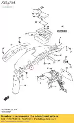 Tutaj możesz zamówić b? Otnik tylny (bla od Suzuki , z numerem części 6311329FA0019: