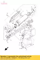 5RU147100000, Yamaha, assy silencieux 1 yamaha yp 400 2005 2006, Nouveau