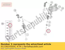 Aqui você pode pedir o válvula de admissão em KTM , com o número da peça 91236030000: