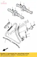 4BR121810000, Yamaha, camshaft 2 yamaha xj xjs diversion xjn 600, New