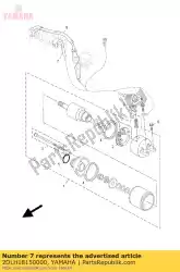 Ici, vous pouvez commander le démarreur à cordon auprès de Yamaha , avec le numéro de pièce 2DLH18150000: