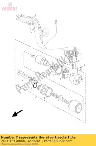 yamaha 2DLH18150000 démarreur à cordon - La partie au fond