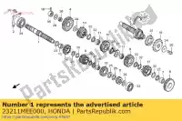 23211MEE000, Honda, mainshaft (12t) honda cbr 600 2003 2004 2005 2006, New