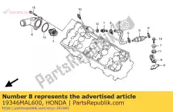 Tutaj możesz zamówić brak opisu w tej chwili od Honda , z numerem części 19346MAL600: