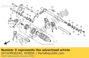 honda 24310MGE040 tambour assy., changement de vitesse - La partie au fond