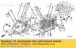 Here you can order the bolt, stud, 10x269 from Honda, with part number 90012MBC003: