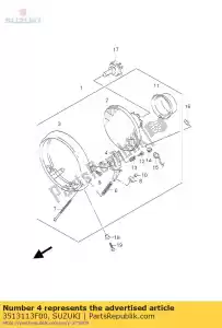 Suzuki 3513113F00 zosta? - Dół