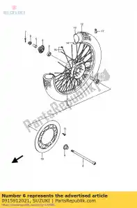 suzuki 0915912021 nut ,12mm - Bottom side