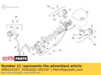 AP8224267, Piaggio Group, Parafuso sextavado aprilia scarabeo  ditech dd dt 4t e2 street net 50 2t eng minarelli 100 yamaha piaggio e3 540 motore 662 661 restyling 19 , Novo