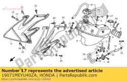 Aqui você pode pedir o nenhuma descrição disponível no momento em Honda , com o número da peça 19071MEYU40ZA: