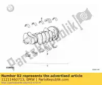 11211460713, BMW, lagerschaal geel - stufe 1 bmw  750 1000 1100 1200 1984 1985 1986 1987 1988 1989 1990 1991 1992 1993 1994 1995 1996 1997 1998 1999 2000 2001 2002 2003 2004, Nieuw