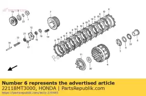 honda 22118MT3000 washer, 35x52x2 - Bottom side