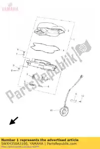 yamaha 5WXH350A3100 metr komp. - Dół