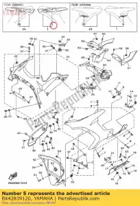 yamaha BX42839120 grafisch 1 - Onderkant