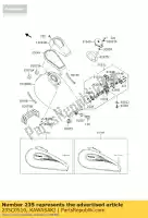 235C0510, Kawasaki, schroef-pan-wp-cros kawasaki zl eliminator 600, Nieuw