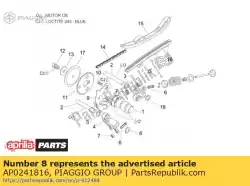 Qui puoi ordinare vite a brugola esagonale m6x40 da Piaggio Group , con numero parte AP0241816: