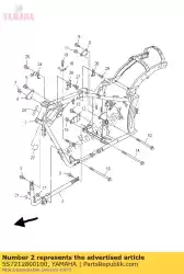 Ici, vous pouvez commander le downtube comp. Auprès de Yamaha , avec le numéro de pièce 5S7212800100: