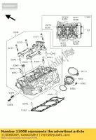 110080089, Kawasaki, G?owica-komp-cylinder er650a6s kawasaki er-6f er-6n 650 2006 2007 2008, Nowy