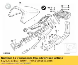 Here you can order the left helmet holder from BMW, with part number 51252313153: