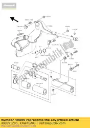 Ici, vous pouvez commander le silencieux à chicane auprès de Kawasaki , avec le numéro de pièce 490991285: