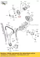 120460071, Kawasaki, pignone, 34t kawasaki kx  f kx450f kx450 450 , Nuovo