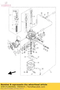 yamaha 5HP141060000 zestaw ?rub regulacyjnych linki - Dół