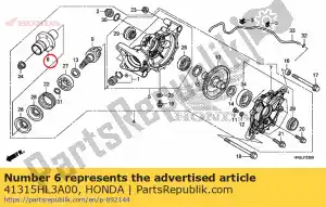 honda 41315HL3A00 joint rr pinion - Bottom side