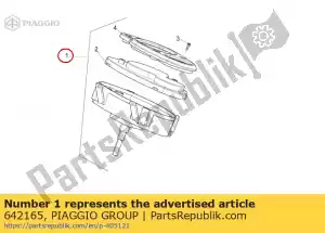 Piaggio Group 642165 deska rozdzielcza - Dół