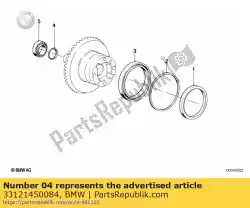 Ici, vous pouvez commander le cale - 2300 mm auprès de BMW , avec le numéro de pièce 33121450084: