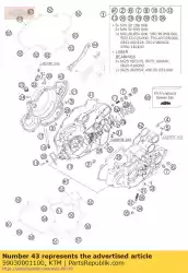 Ici, vous pouvez commander le carter d'embrayage racing 2006 auprès de KTM , avec le numéro de pièce 59030001100: