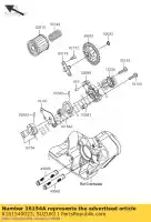 K161540023, Suzuki, rotore della pompa, alimentazione suzuki rm z 250, Nuovo